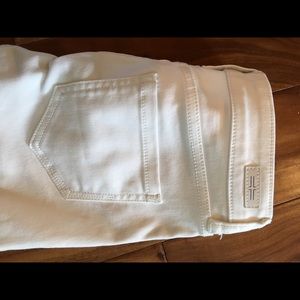 Liverpool Jeans Company White Cami Cropped Jean